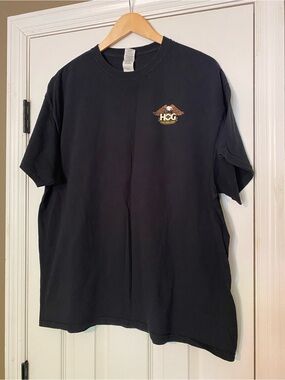 Harley Owners Group - Harley Davidson Black Short-Sleeve Tshirt - size XL (mens)